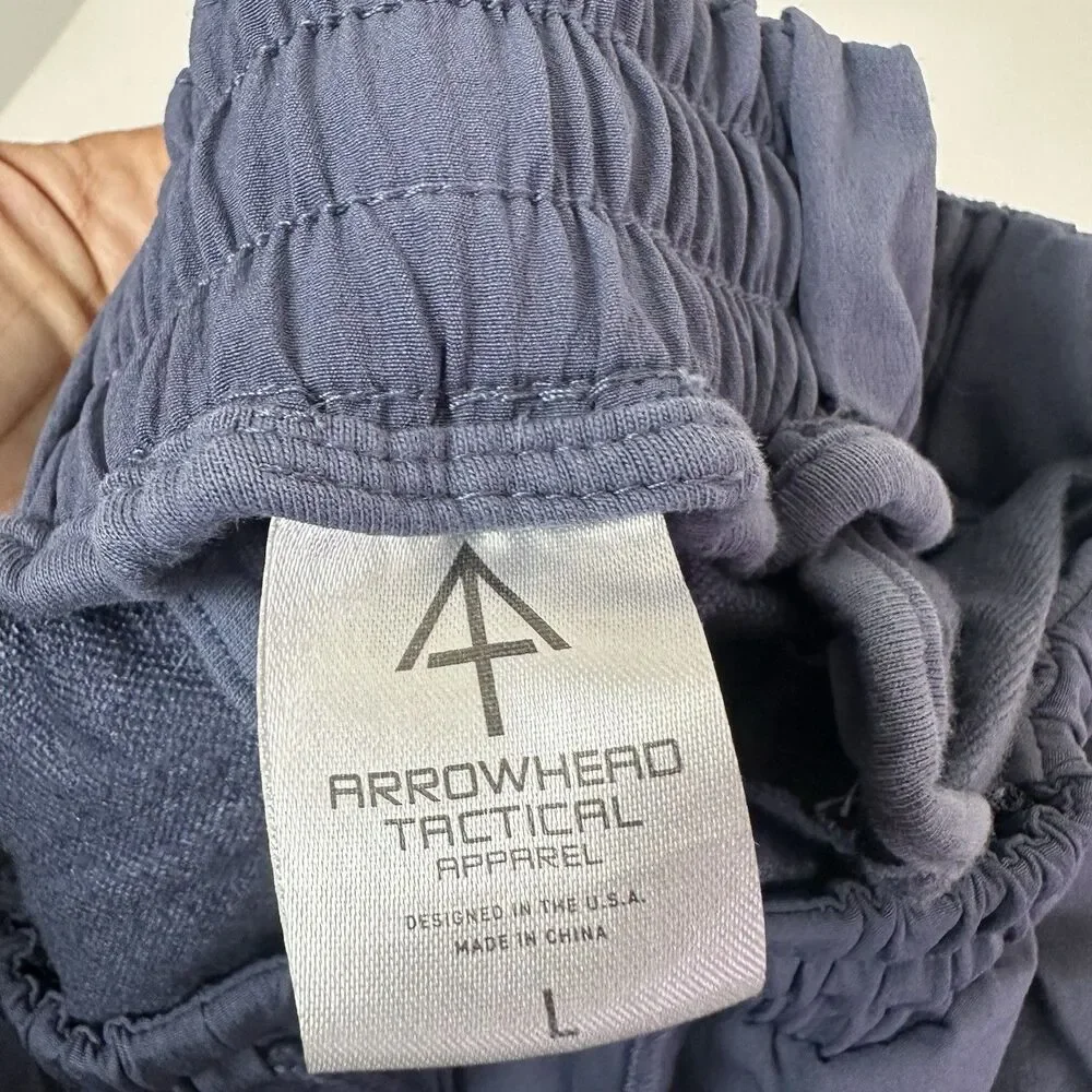 Arrowhead Tactical Apparel Joggers Pants Mens L  Navy Blue Traveler